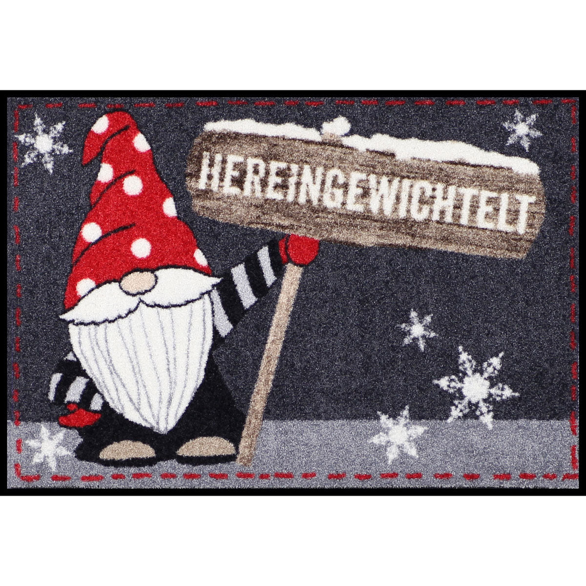Fußmatte 50x75 Wichtel Wintermatte
