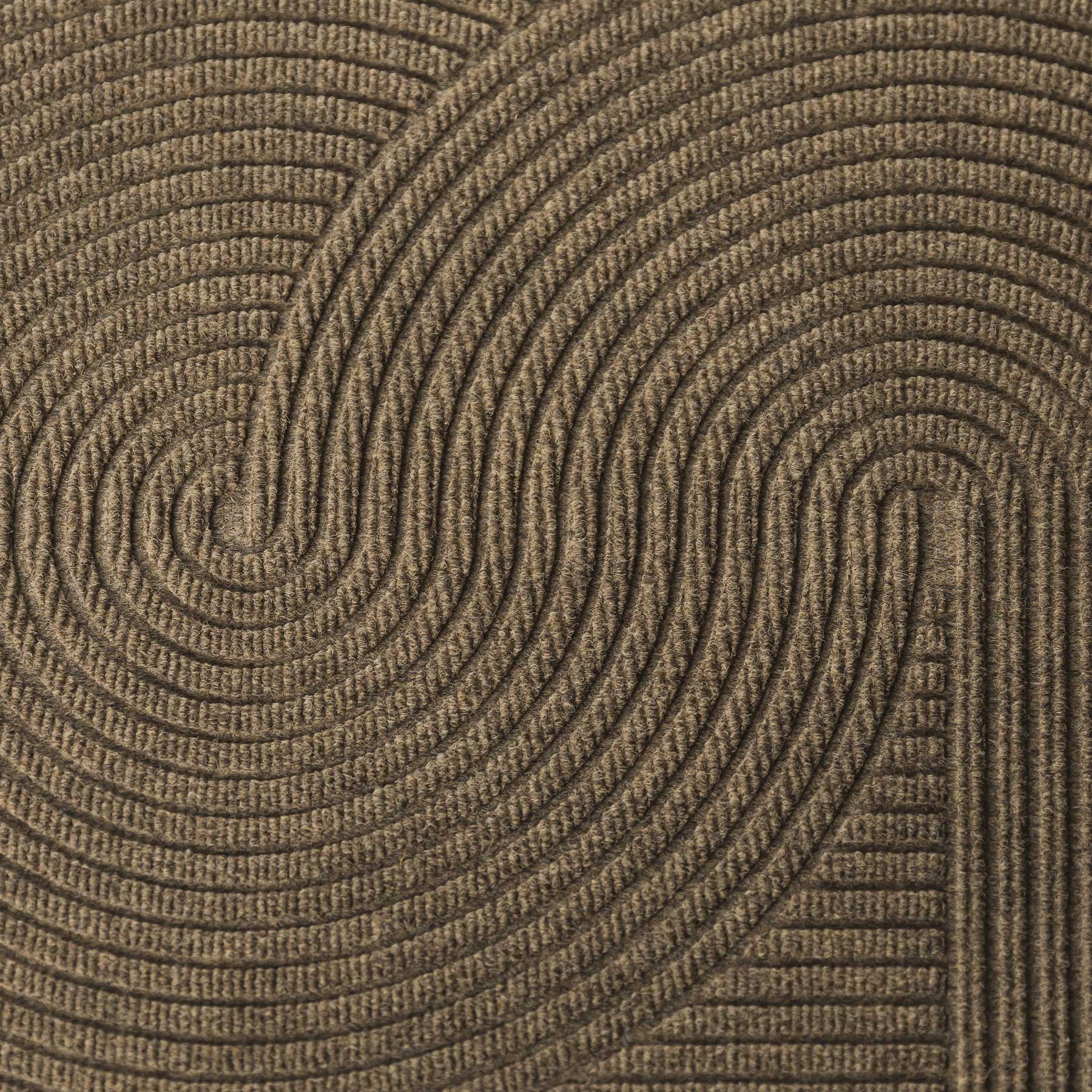 Wohnmatte 85 x 130 cm Sand sand randlos