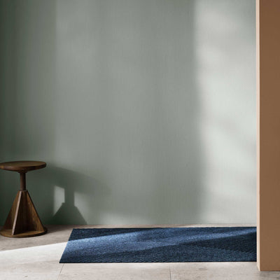Fußmatte 60 x 90 cm Sjø blau randlos