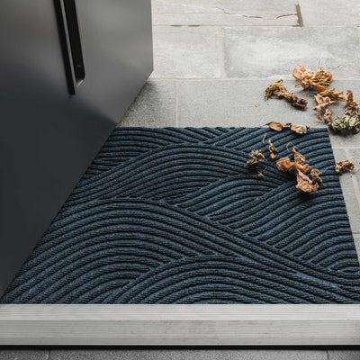 Wohnmatte 85x130 Sjø blau