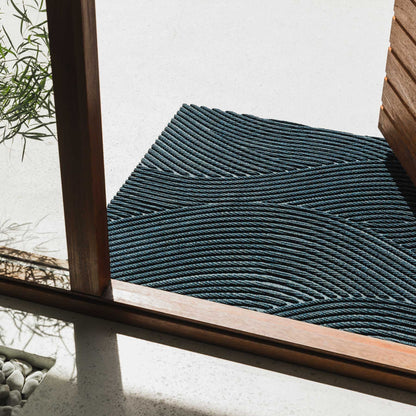 Wohnmatte 85x130 Sjø blau