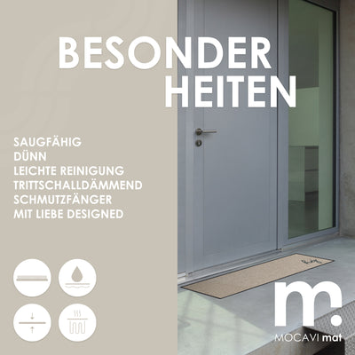 Läufer klein 30x100 Mat Hej beige