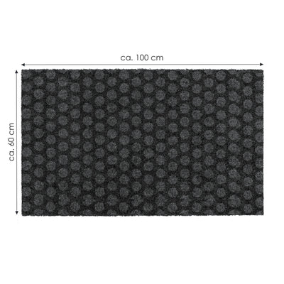 Fußmatte 60x100 Mat Punkte anthrazit