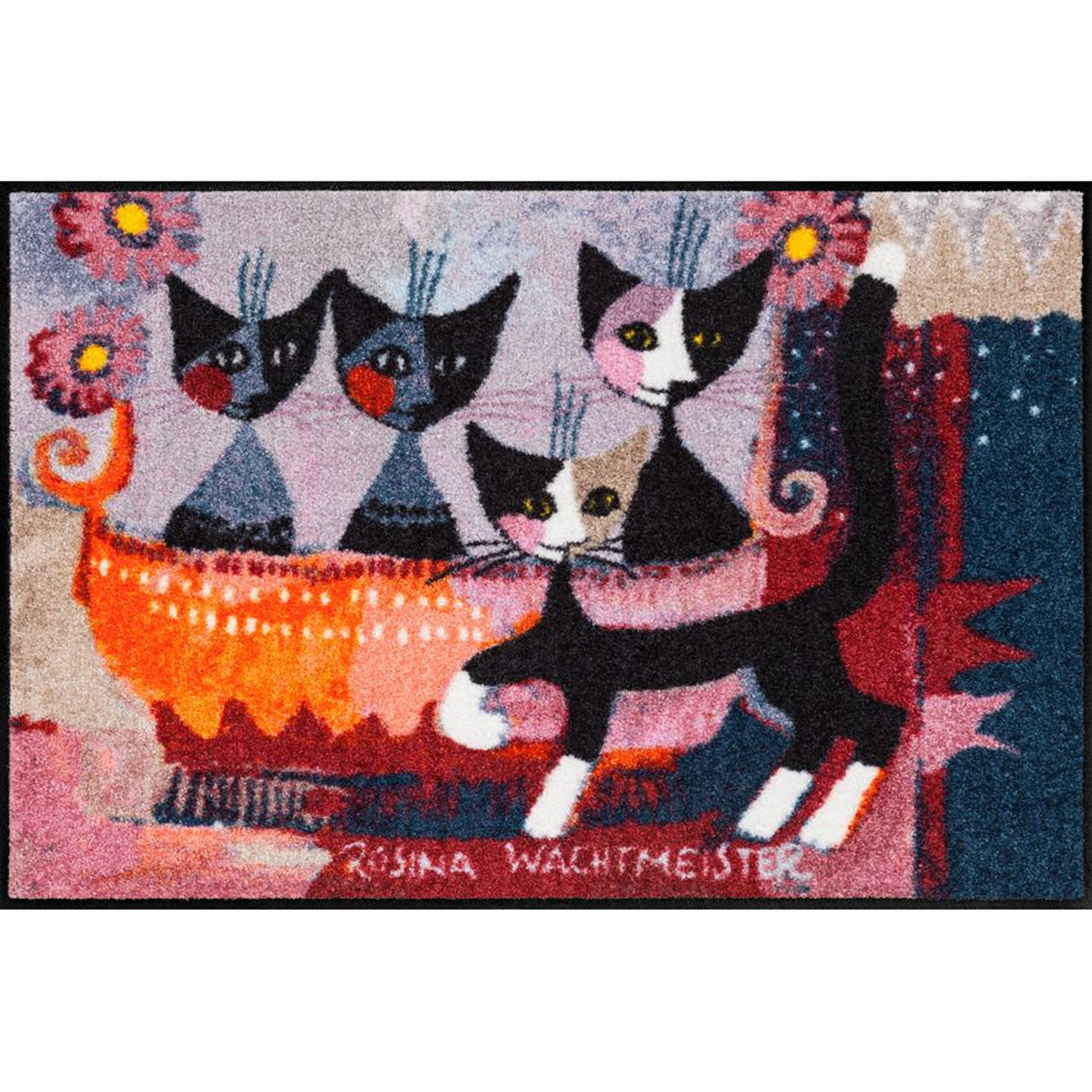 Fußmatte 50 x 75 cm Rosina Wachtmeister La Mia Famiglia mehrfarbig
