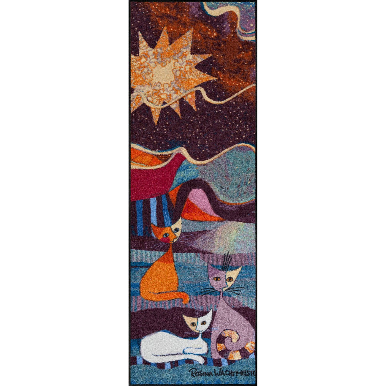 Teppichläufer 60x180 Rosina Wachtmeister Le Onde lila