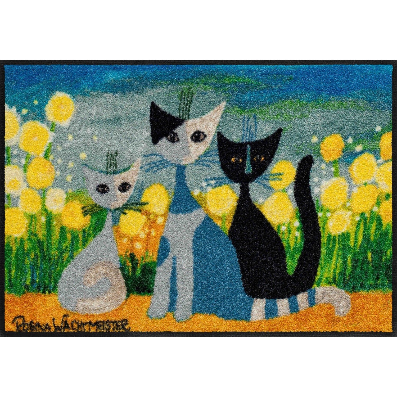 Fußmatte 50x75 Rosina Wachtmeister Springtime blau