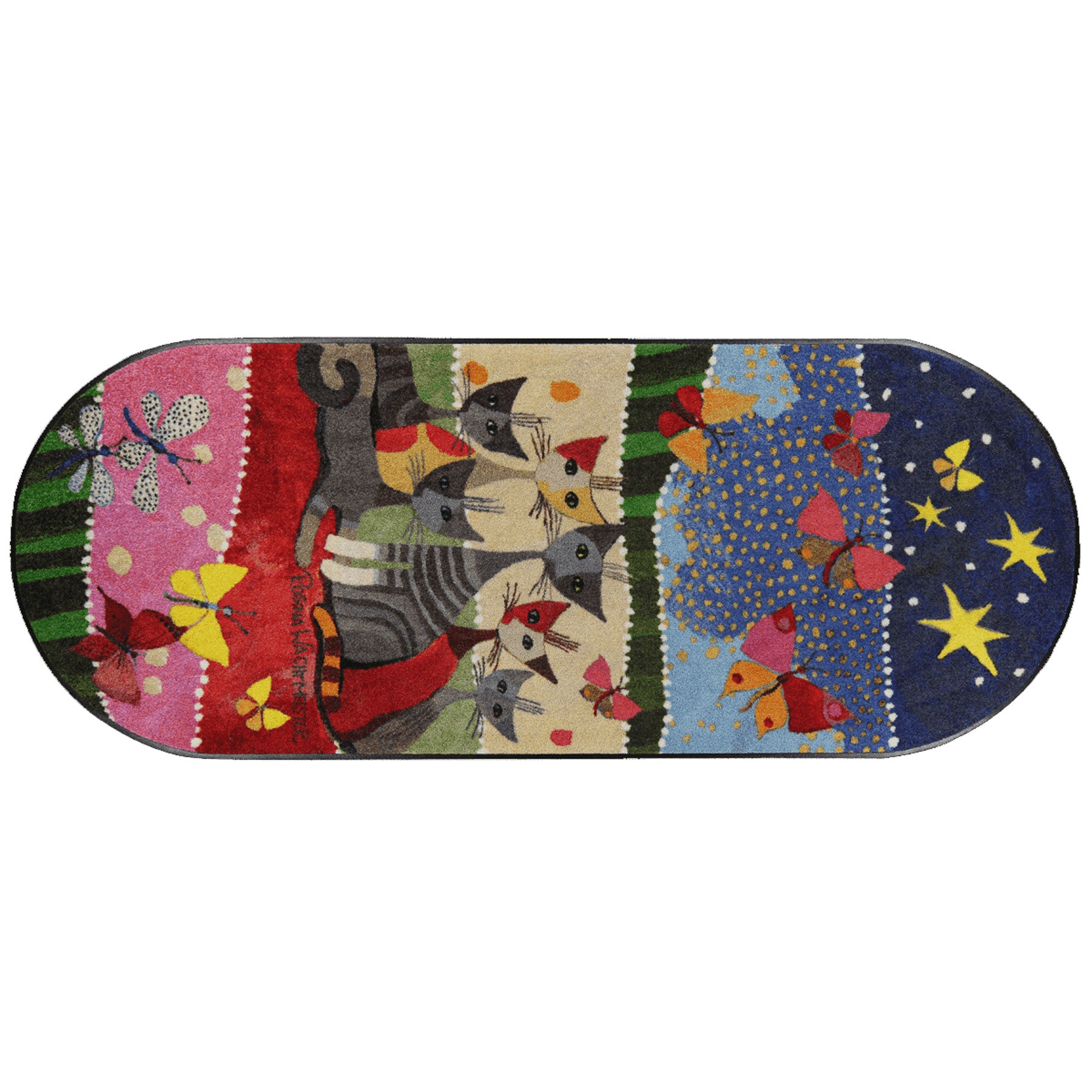 Teppichläufer 75x190 Rosina Wachtmeister Spring Fasce di Colore Sonderform