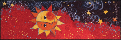 Rosina Wachtmeister Motiv Sonne Sole remake Läufer rot 