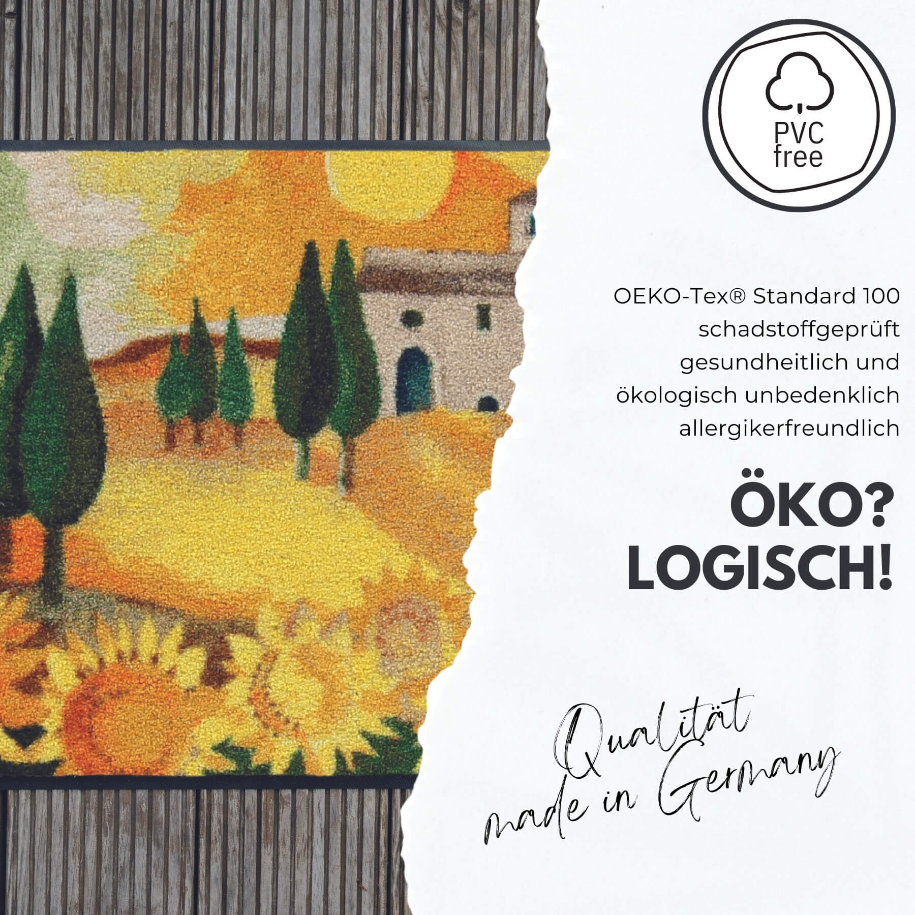 Teppichläufer 60x180 Rosina Wachtmeister Siamo in sei