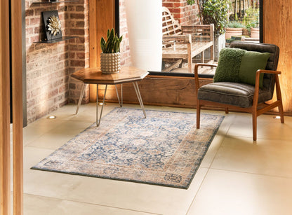 Teppich 120x180 Aven blau