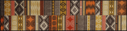 Teppichläufer 60x240 Ethno Patch braun