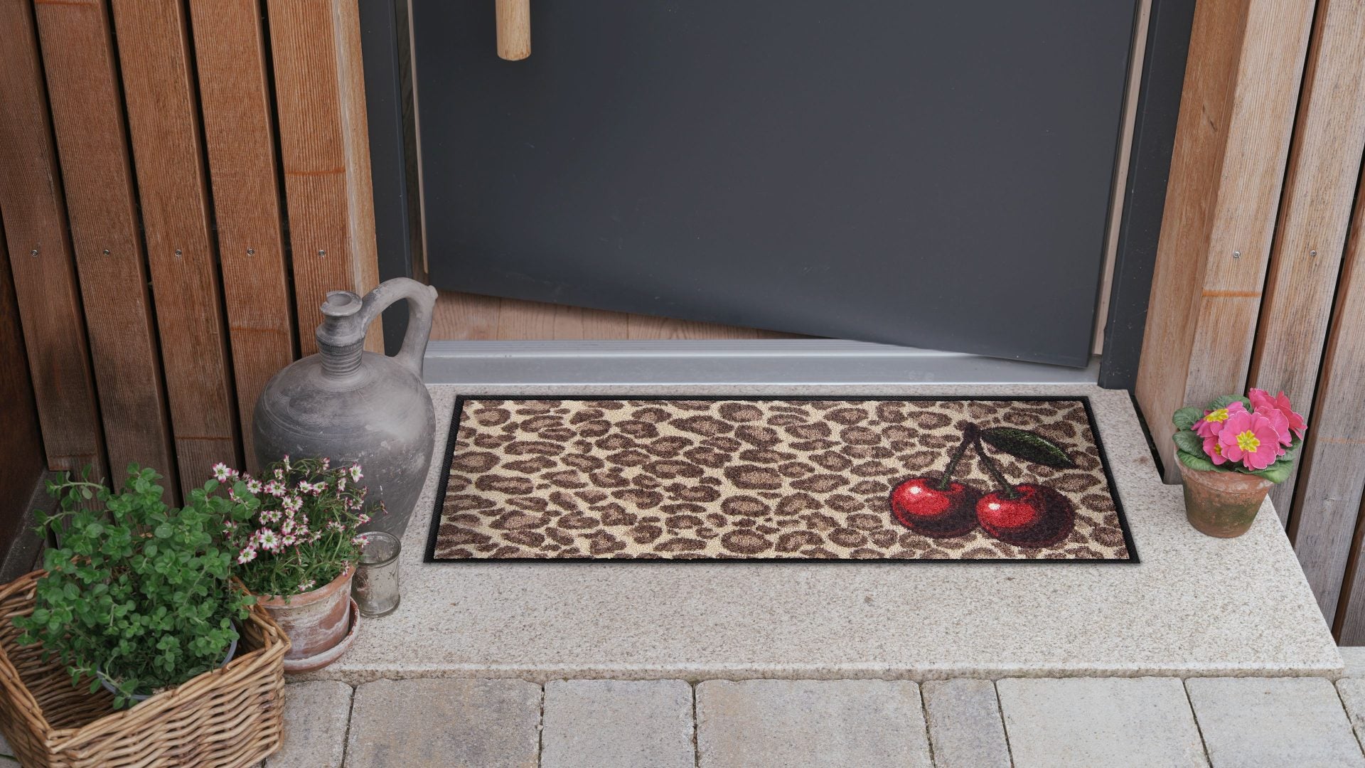 Fußabtreter klein 30x75  Cherry Cherry Leo
