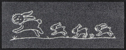 Fußabtreter klein 30x75 Hereingehoppelt