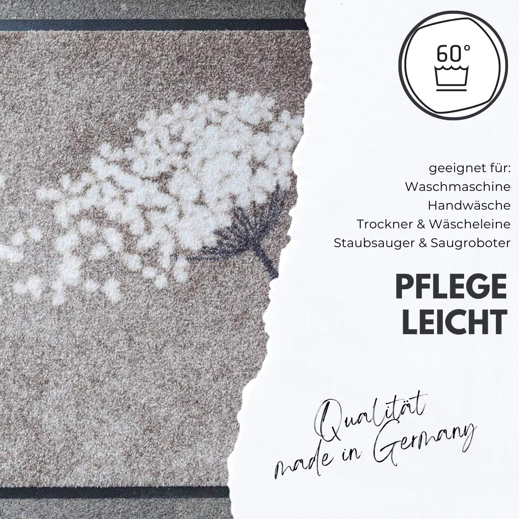 Fußmatte 30x60 Taupe taupe