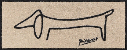 Fußabtreter klein 30x75  Picassos Dackel