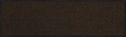 Läufer klein 30x100 Uni Schokobraun braun