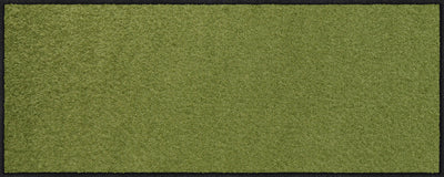 Läufer klein 40x100 Uni Salbei grün