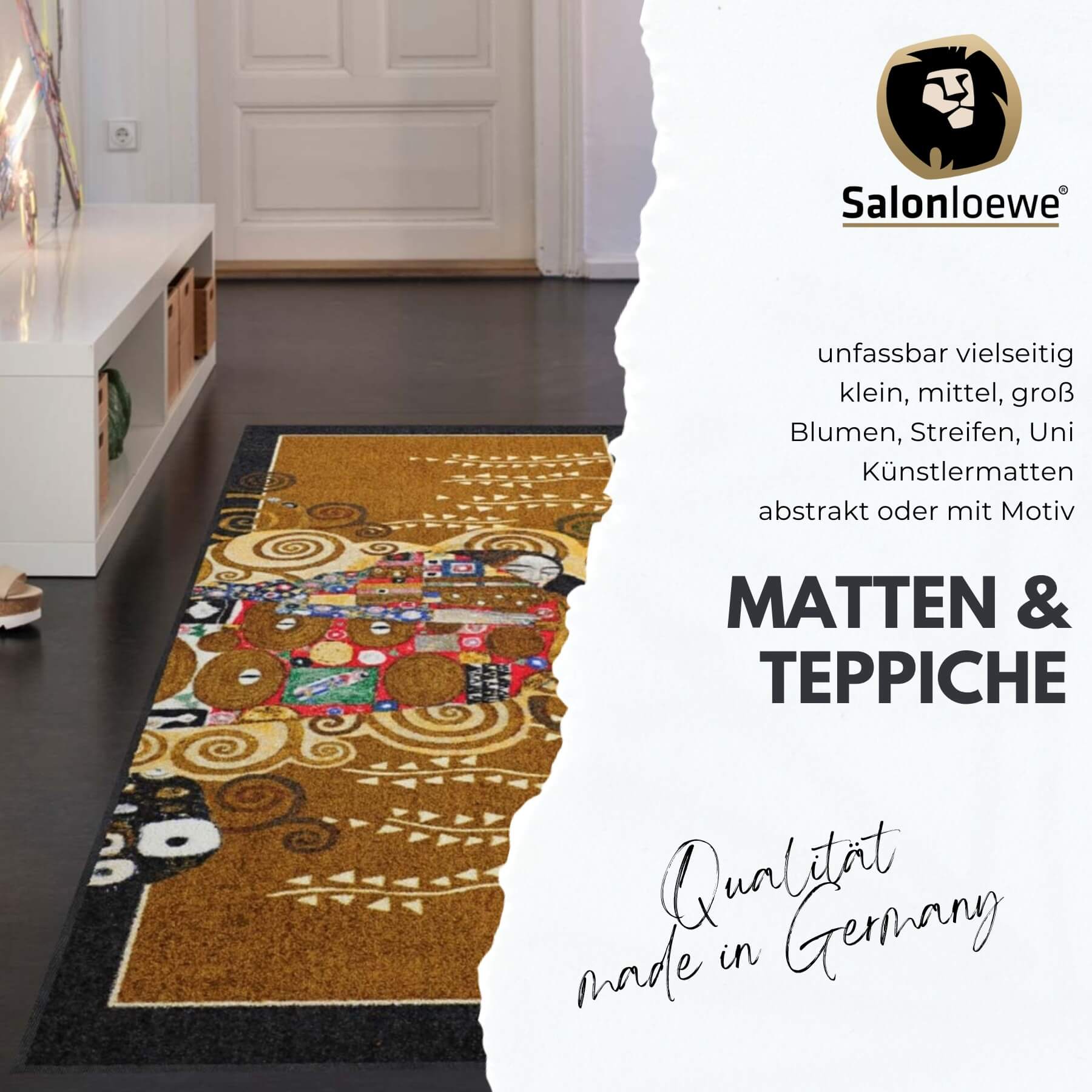 Läufer klein 40x100 Sand sand