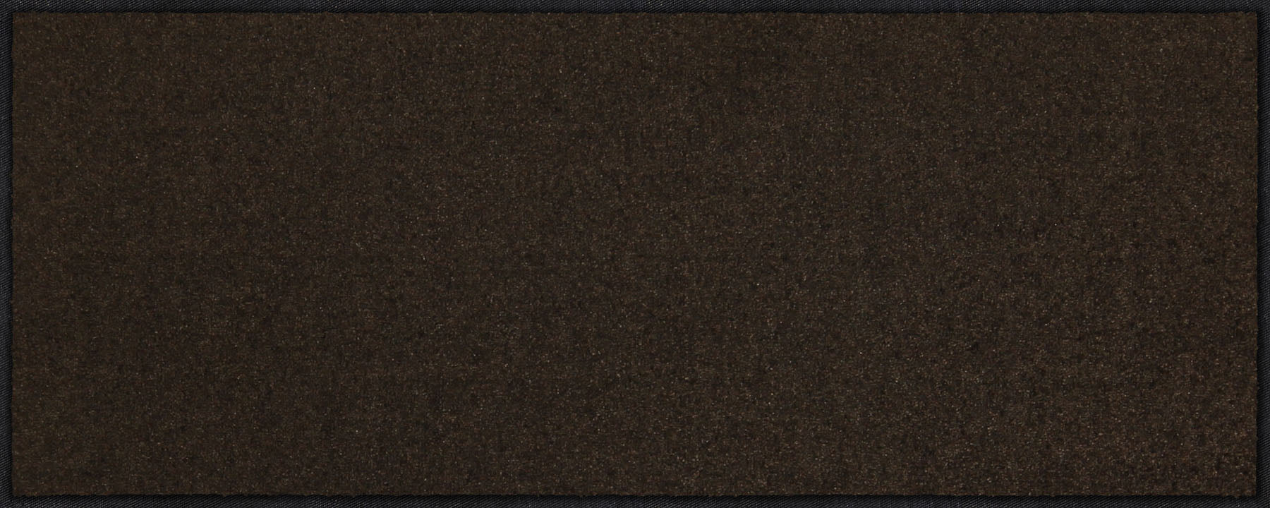 Läufer klein 40x100 Uni Schokobraun braun