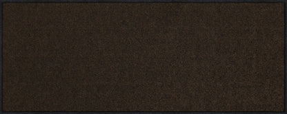 Läufer klein 40x100 Uni Schokobraun braun