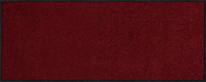Läufer klein 40x100 Uni Weinrot rot