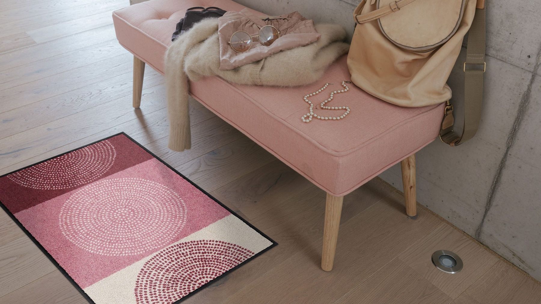 Fußmatte 50x75  Nestor rose