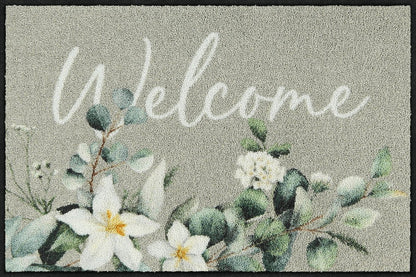 Fußmatte 50x75  Botanical Welcome salbei