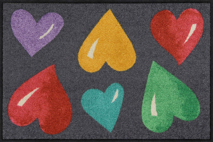 Fußmatte 50x75 Big Hearts Colourful