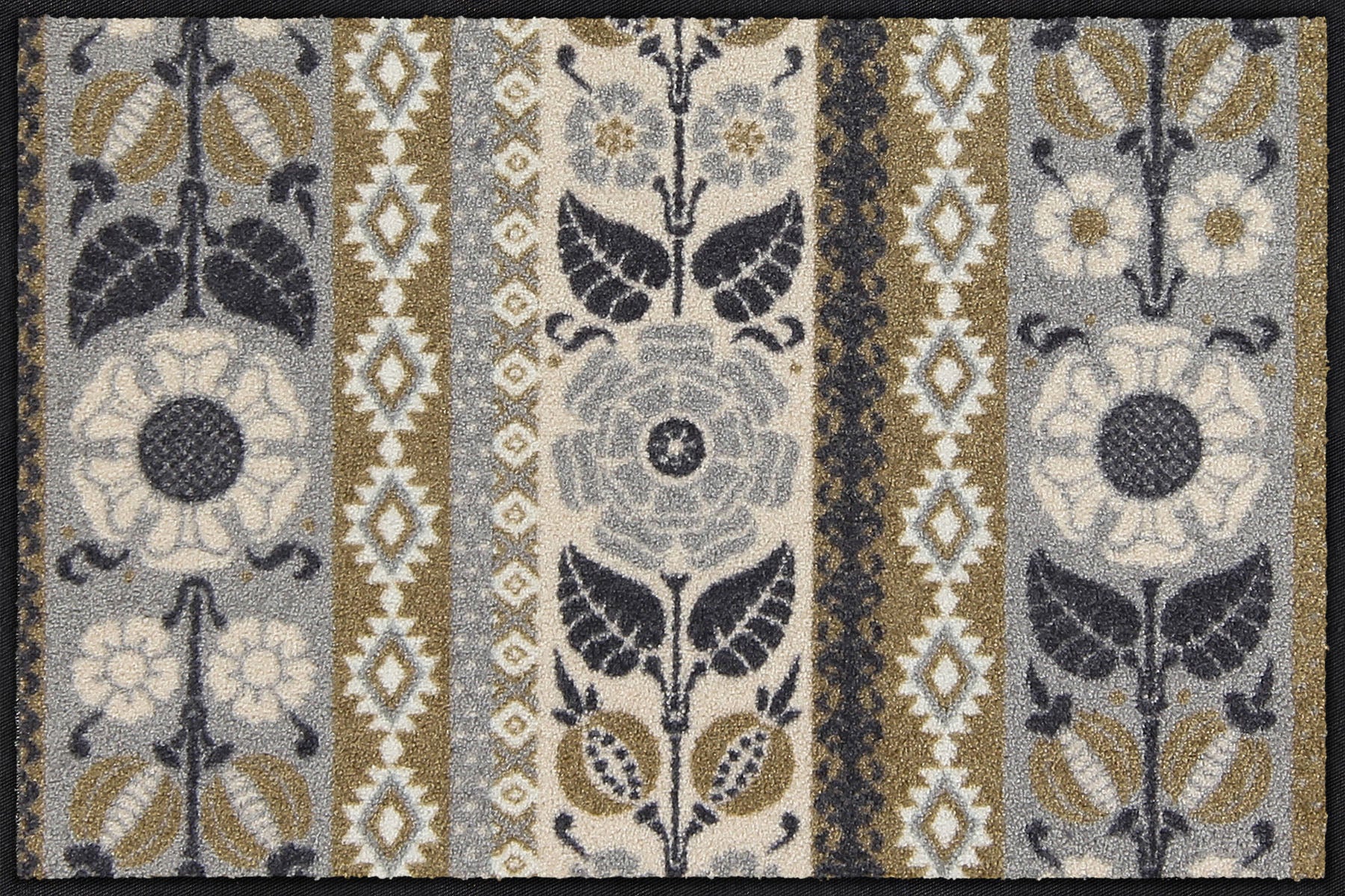 Fußmatte 50 x 75 cm Bohemian Stripes taupe taupe