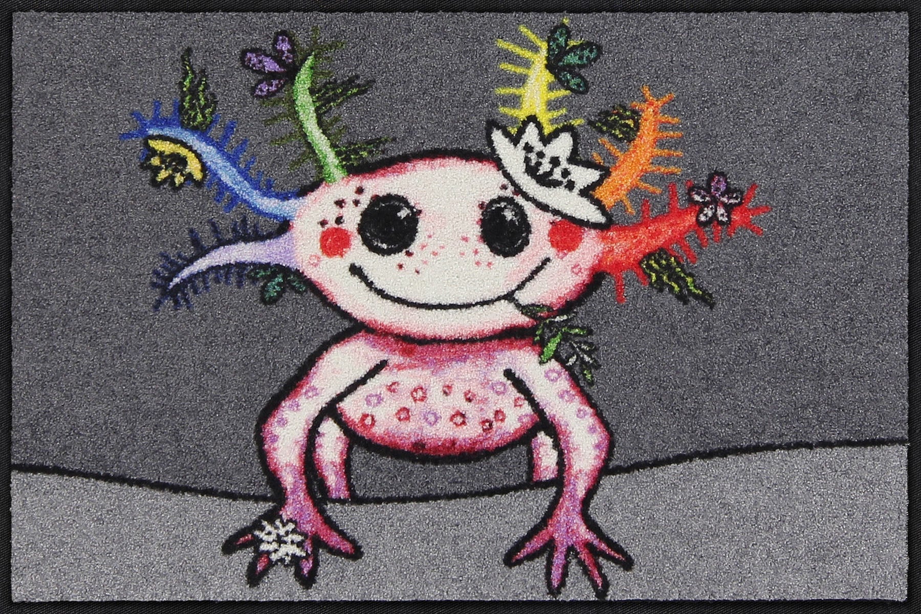 Fußmatte 50 x 75 cm Funky Lotti mehrfarbig