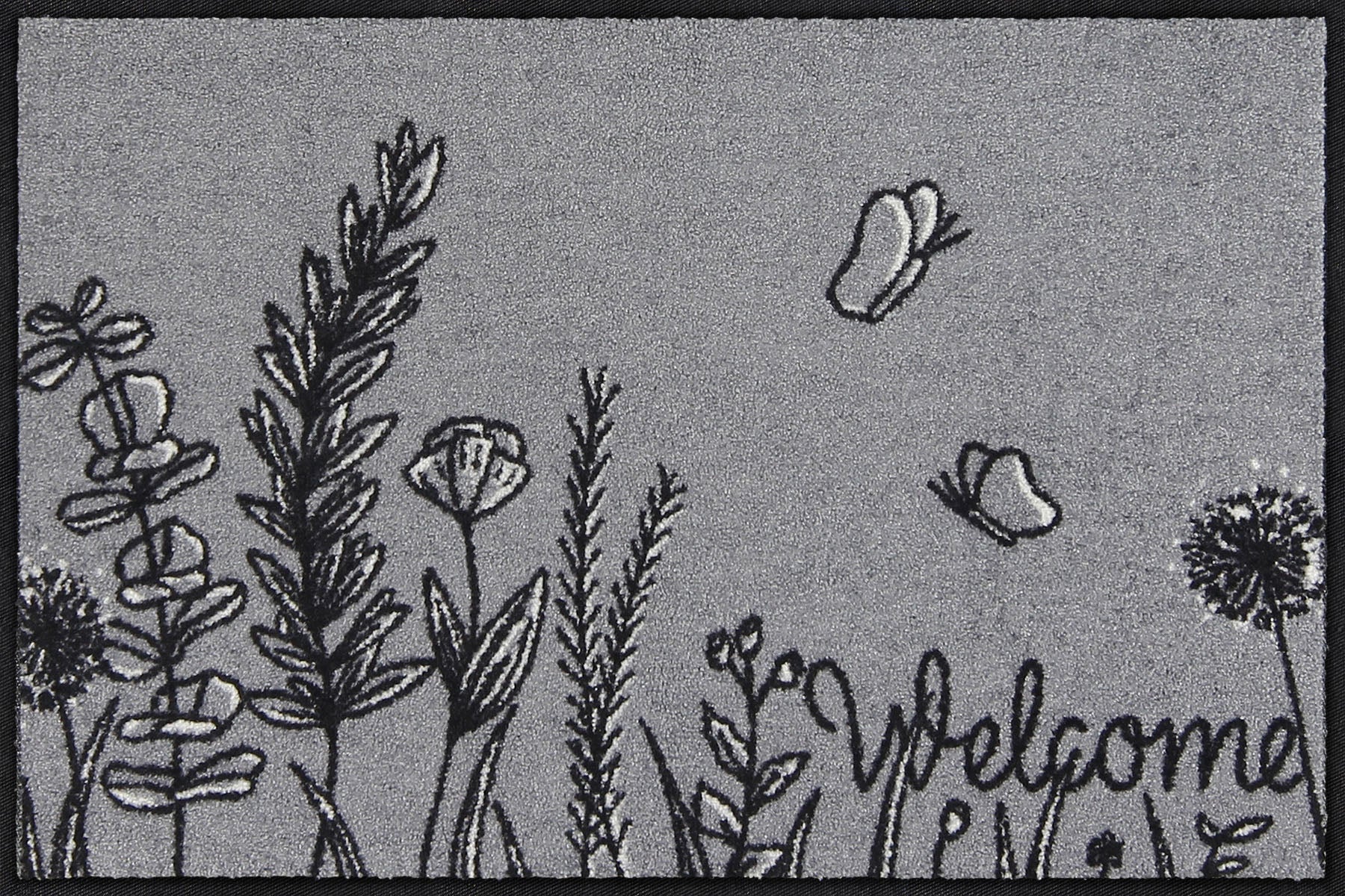 Fußmatte 50x75 Summer Grasses grey grau