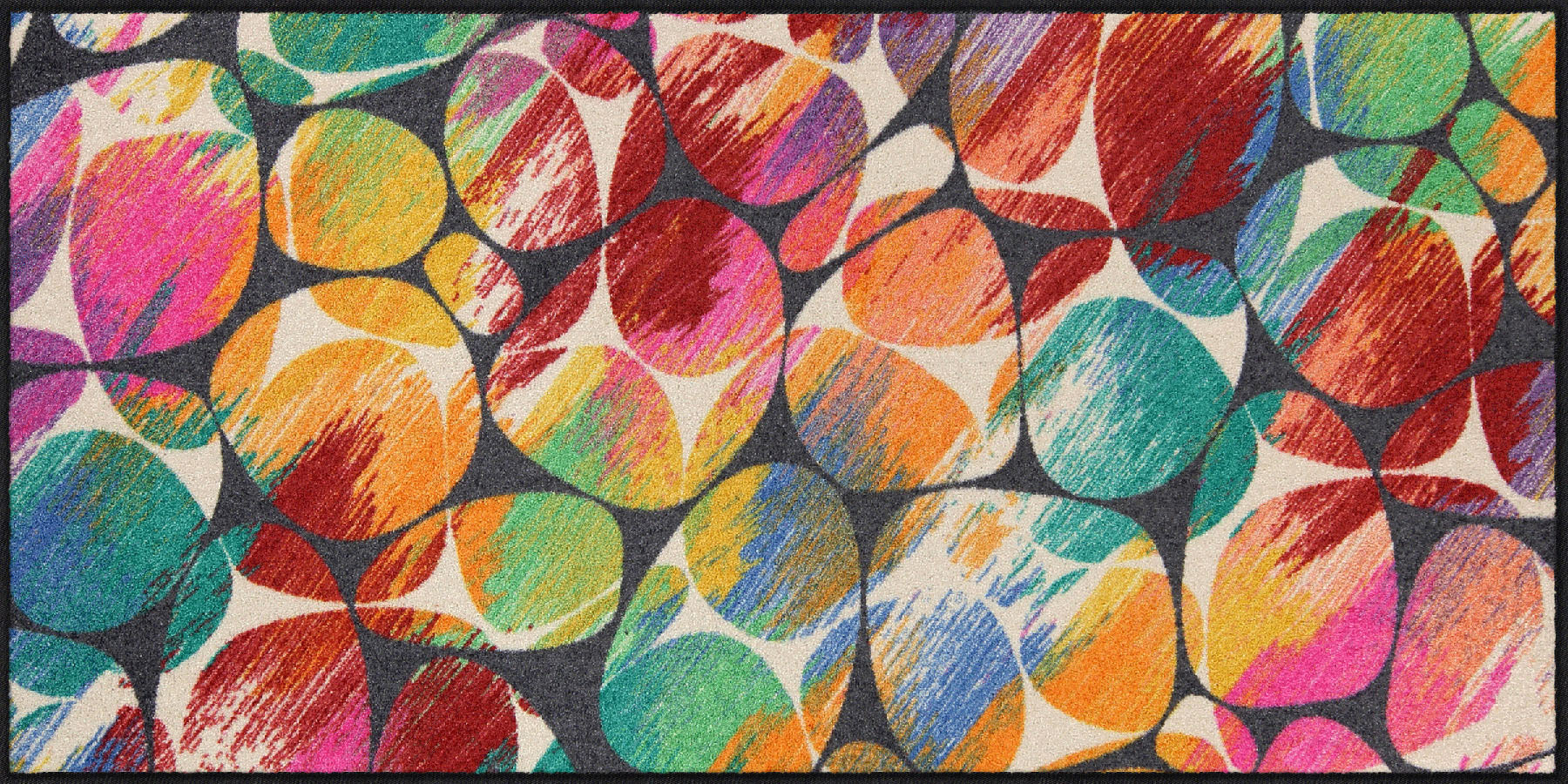 Wohnmatte 75x150 Stone Layers colourful