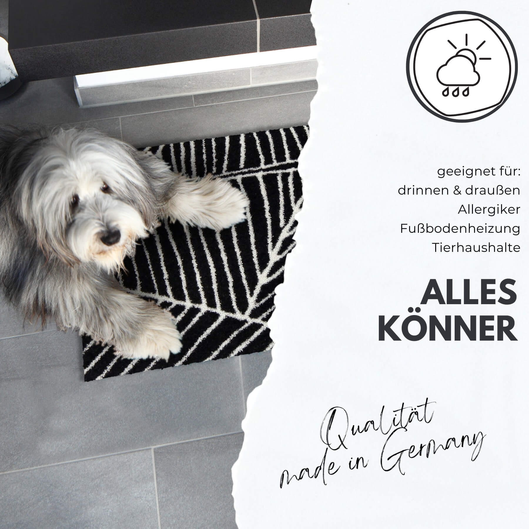 Wohnmatte 75x150 Stone Layers colourful