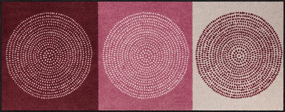 Läufer Nestor rose 75x190 cm waschbar, rutschfest, modern, beige, rosa, pink