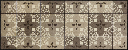Teppichläufer 75 x 190 cm Ornamontana taupe taupe