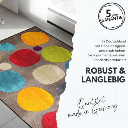 Fußmatte 50x75 Katzenglück blau