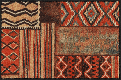 Fußmatte 50 x 75 cm Native Pattern orange