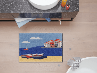 Fußmatte 50x75 Seaside Pradise blau