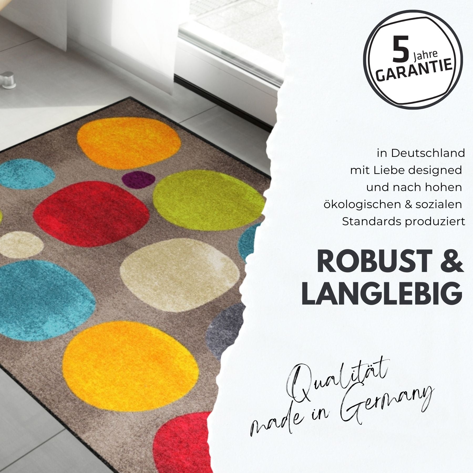 Fußmatte 85x85 Capriccio quadratisch