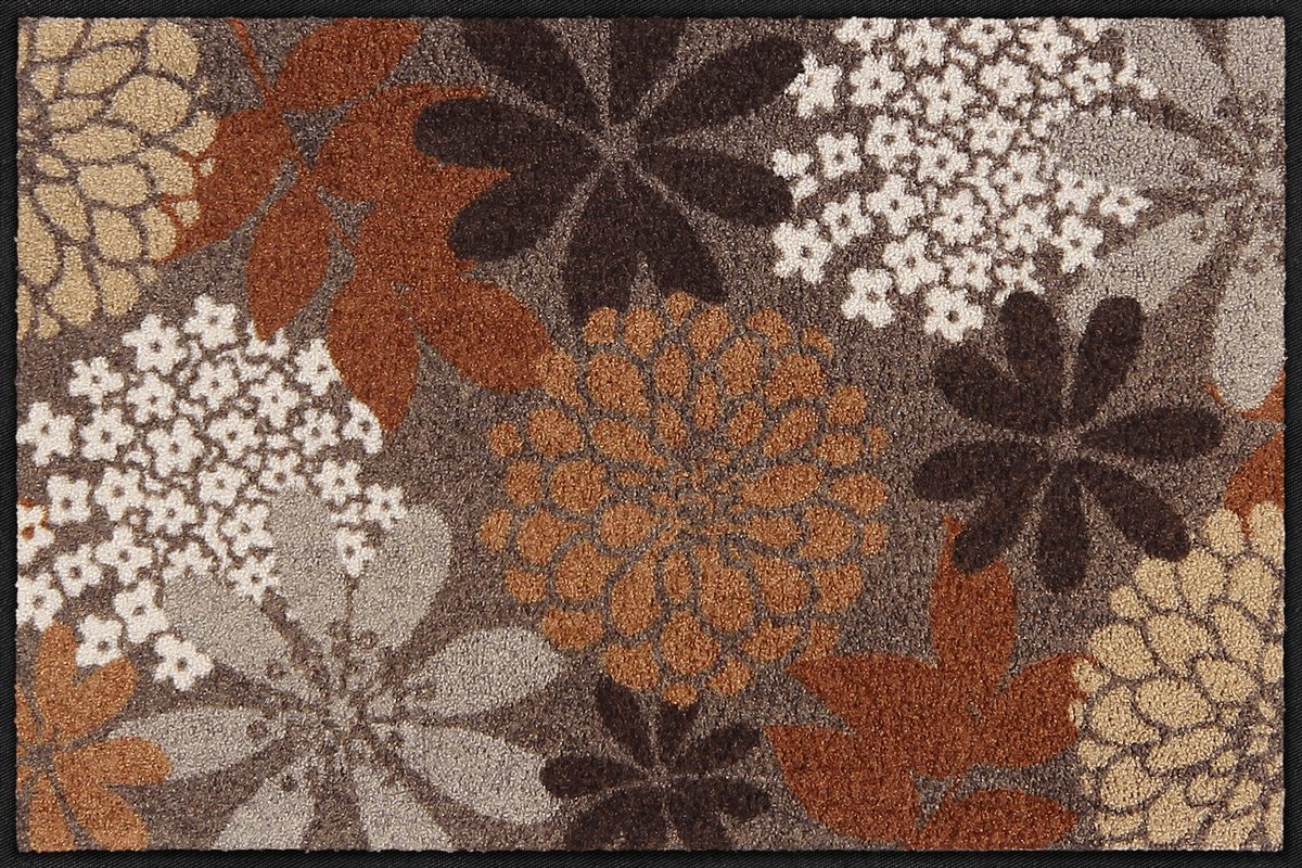 Fußmatte Autumn Leaves mocca 050x075