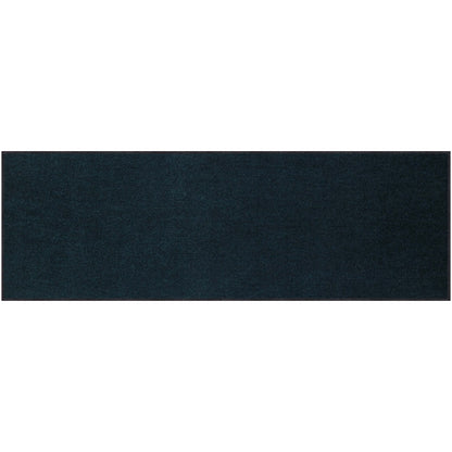 Teppichläufer 60x180 Uni Blaupetrol blau