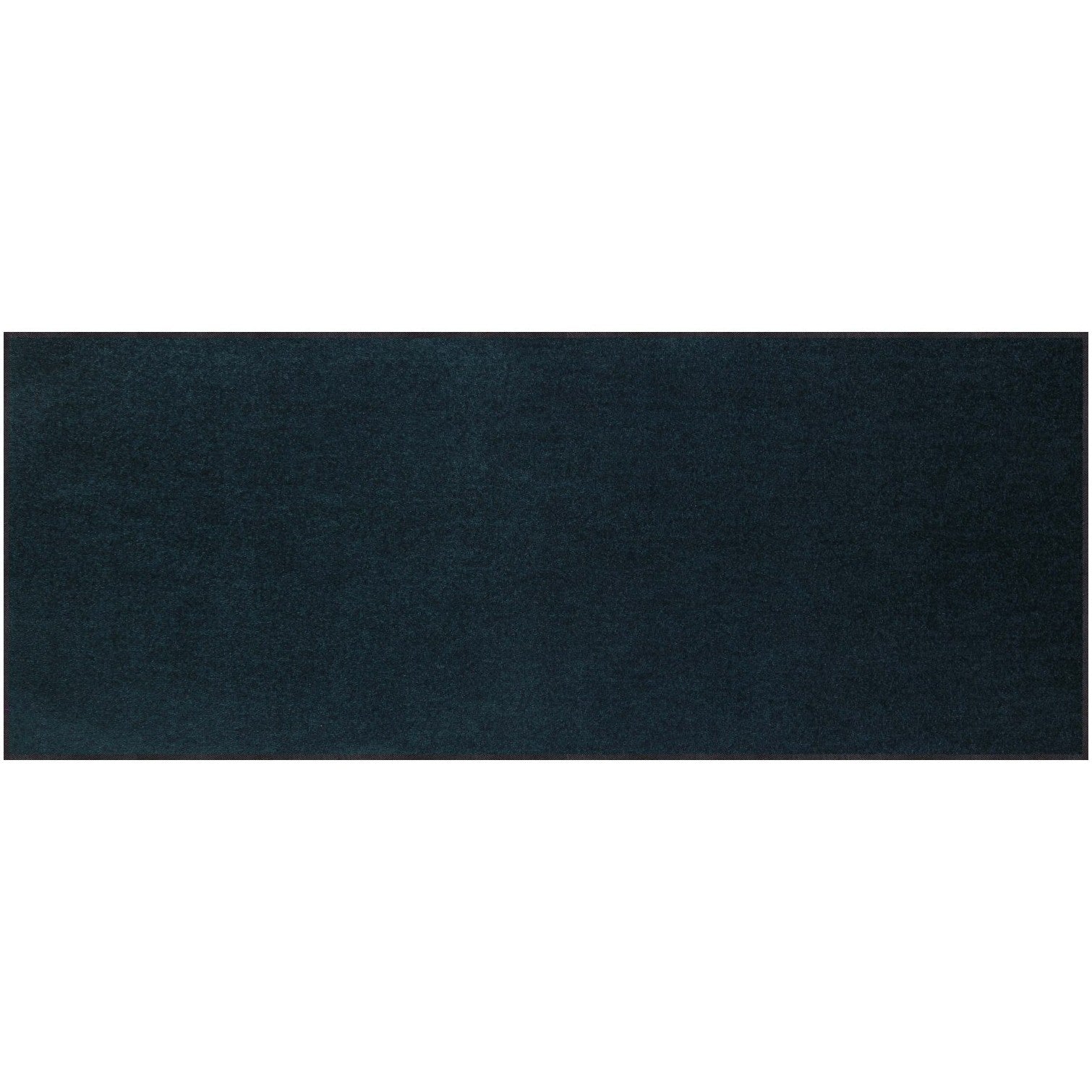 Teppichläufer 75x190 Uni Blaupetrol blau