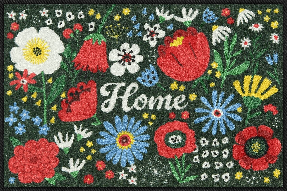 Fußmatte Blooming Home 050x075