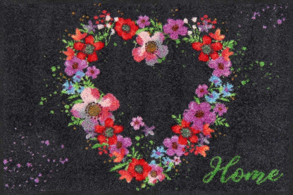 Fußmatte 50x75 Blossom Heart Home anthrazit