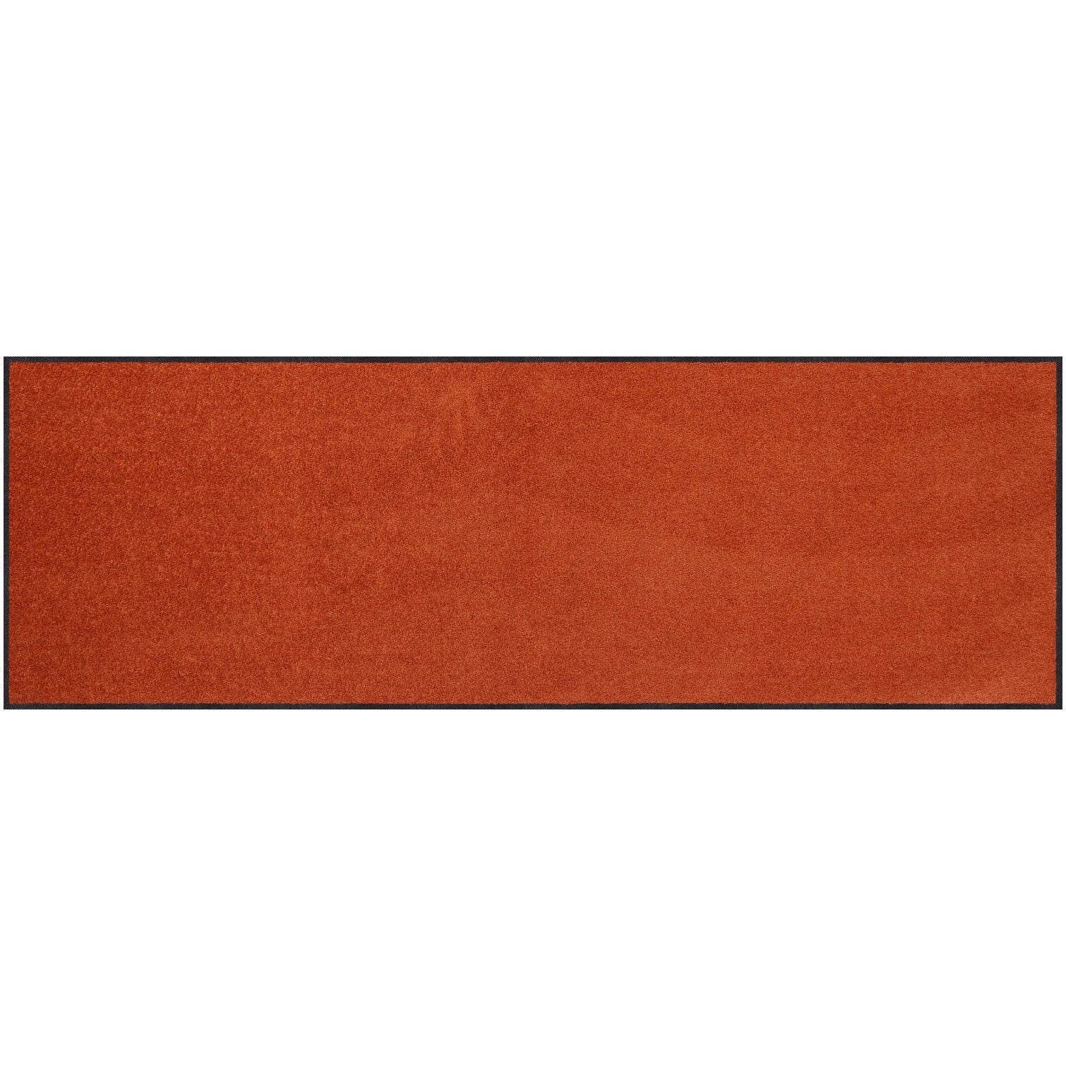 Teppichläufer 60x180 Uni Cayenne orange