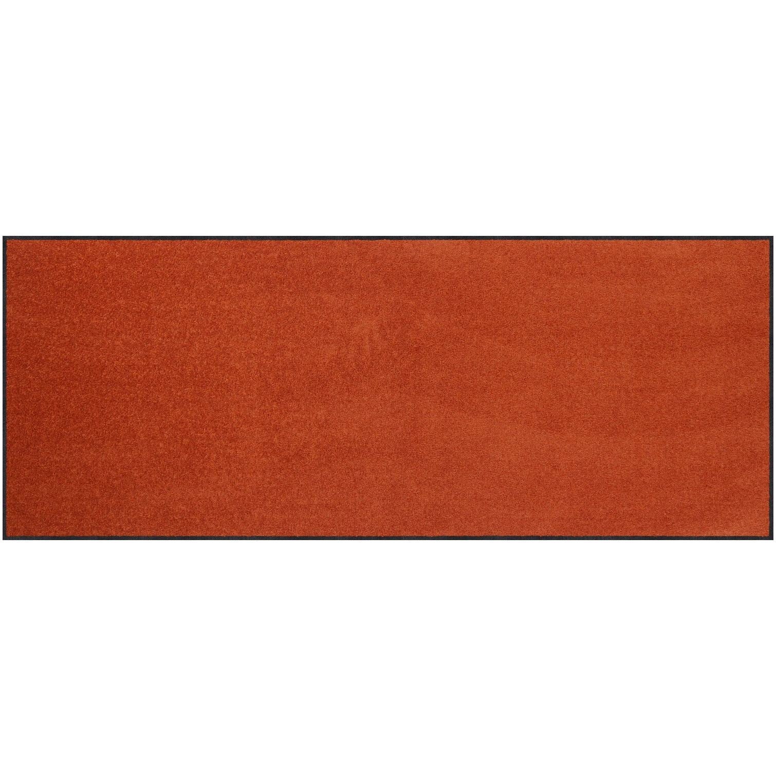 Teppichläufer 75x190 Uni Cayenne orange