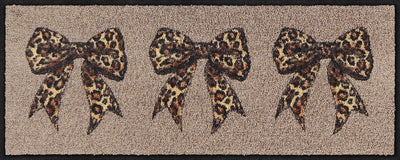 Fußmatte 30x75 Iconic Ribbon beige