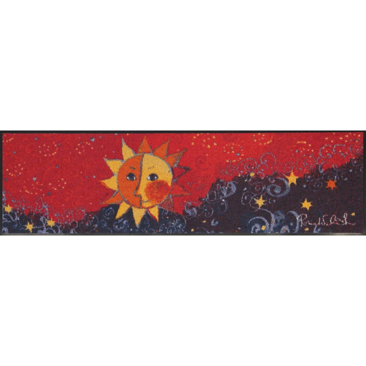 Läufer 35x120 Rosina Wachtmeister Sole Remake rot