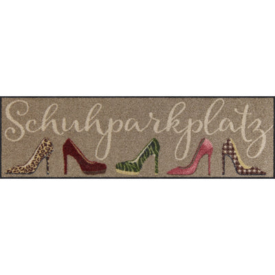 Läufer klein 30x100 Stiletto Parkplatz taupe