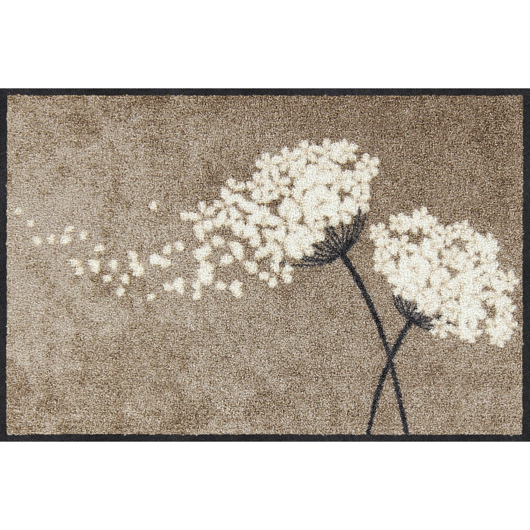 Fußmatte 50x75 Wishfull Blossom taupe beige
